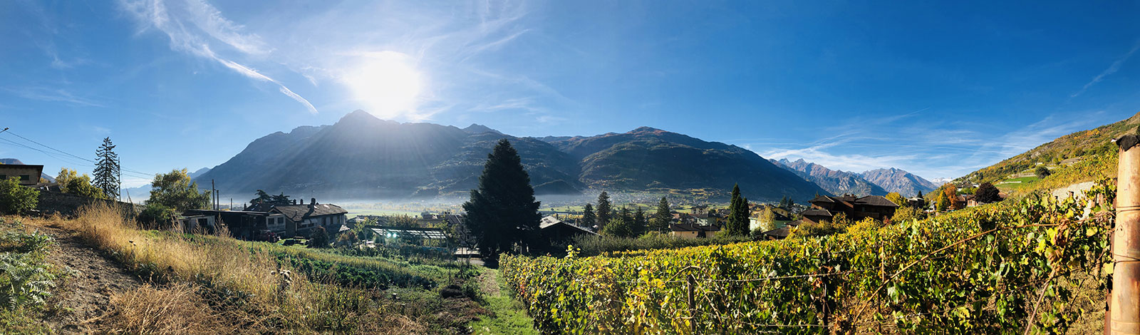 Panorama della Valle d'Aosta